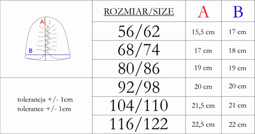 212055 Șapcă turban pentru copii „Tola” Nicol