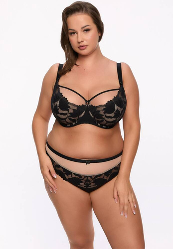 Sutien maxi semi-umflat BSM 1134 Keto Gaia - negru