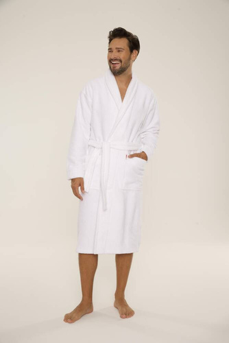 735 Manuele halat de bărbați De Lafense - alb