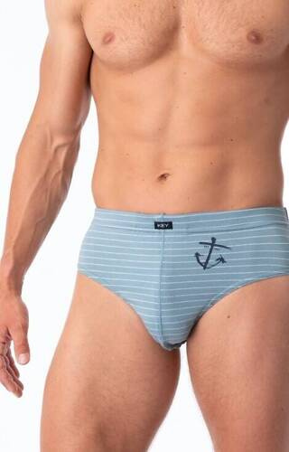 MPP 251 B25 Slip bărbați pachet de 2 Key - gri-albastru marin