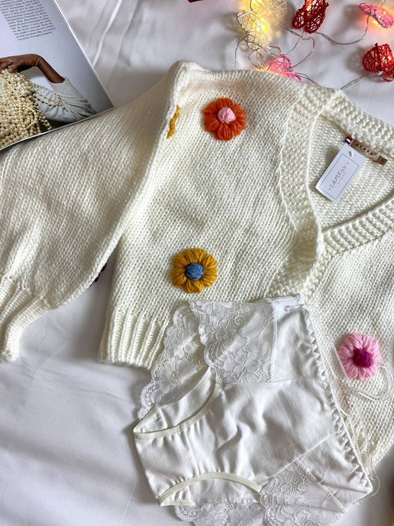 530 Iness Chiloți cu talie înaltă De lafense - alb