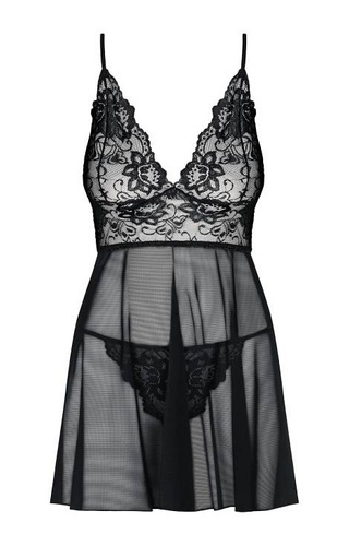 Idillia Babydoll Komplet Obsessive czarny
