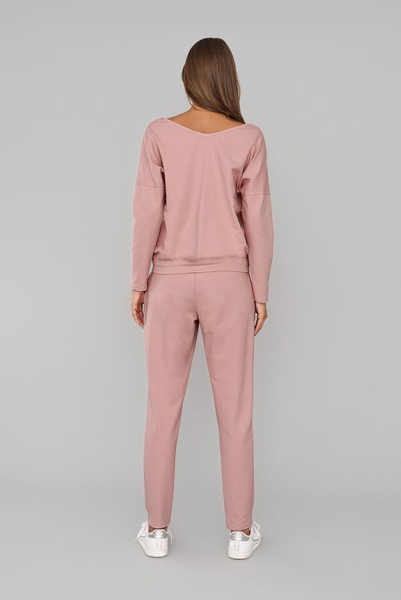 Karina Ladies set cu mânecă lungă, pantaloni Italian Fashion - caramel 