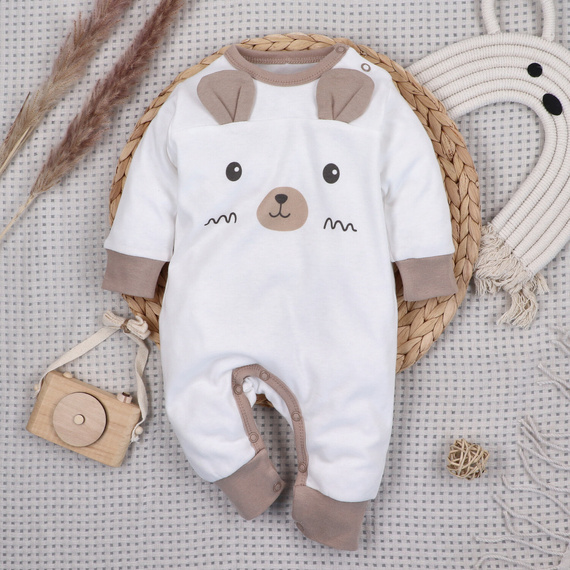ABN-5509 Sky Journey Baby clovn fără picioare Nini | Bumbac organic, inchidere cu capse