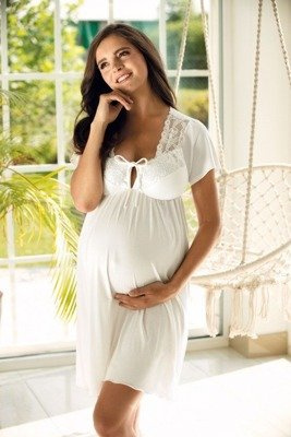 3012 Maternitate și alăptare cămașă de noapte Lupoline ecru