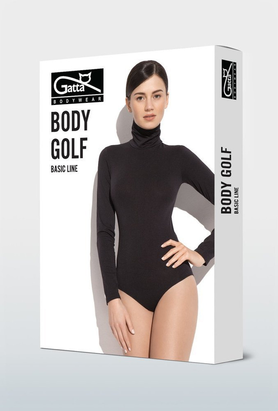 Gatta Body 5577 damă cu guler înalt fără cusături mânecă lungă