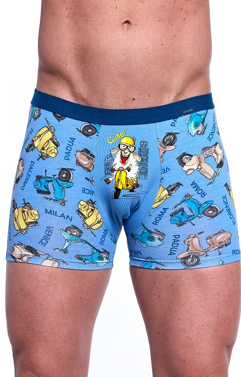 280/243 Ciao Boxer barbati Cornette albastru