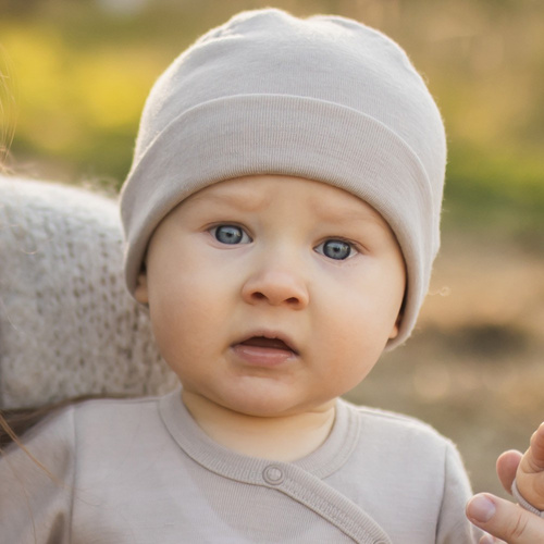 Palarie Merino din lana merinos Eevi - bej