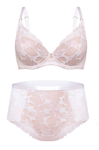 Chiloți damă înalți Hanna DW56 Nipplex din dantelă, croi complet, confortabili