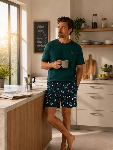 Pijamale bărbați Cornette 326/345 Gentleman 100% bumbac pantaloni scurți