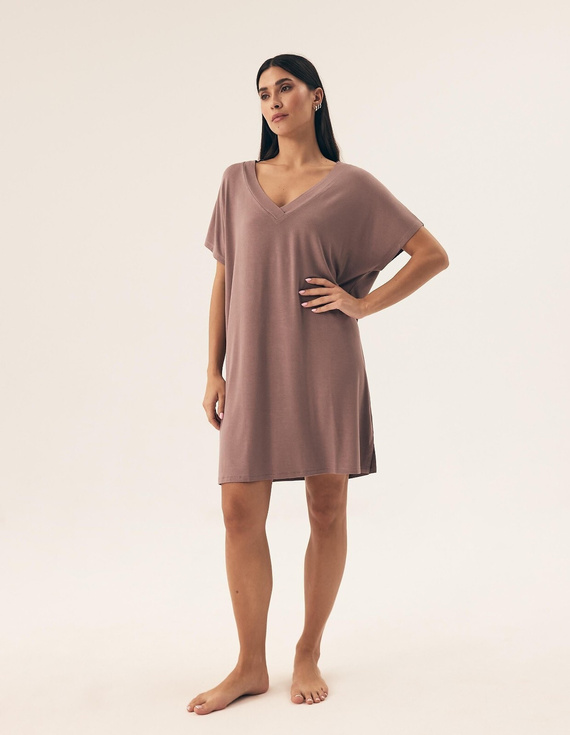 42710 Cămașă de noapte Noves Henderson - maro