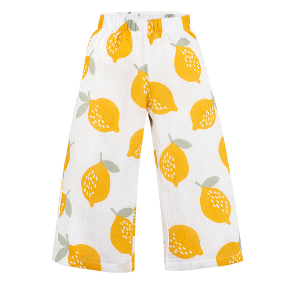 Pantaloni pantaloni de muselina Pinocchio Lemons – lejeritate de vara, bumbac