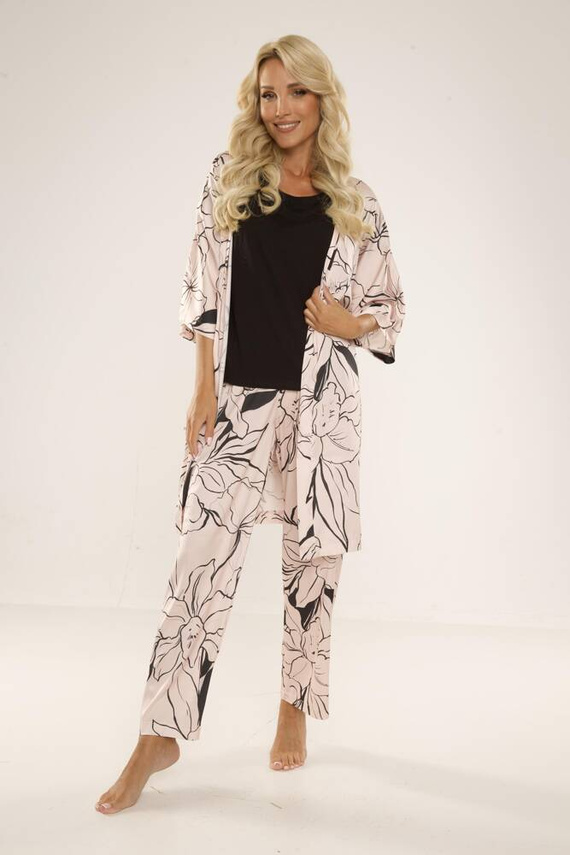 722 Lurdes Pijama de damă De Lafense - bej