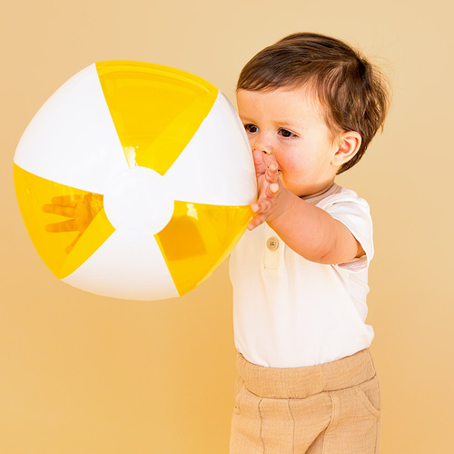 Body Elephant Polo cu mâneci scurte Eevi - ecru