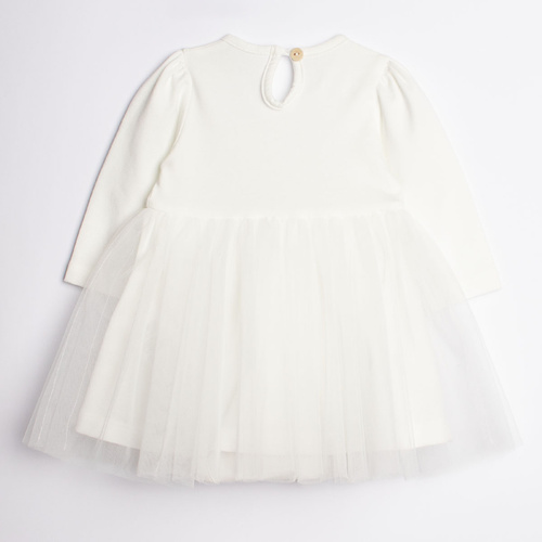 221159 Rochie body Kiku Nicol elegantă cu tull pentru fetiță