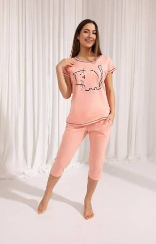 686 Pijamale dama Regina - caise