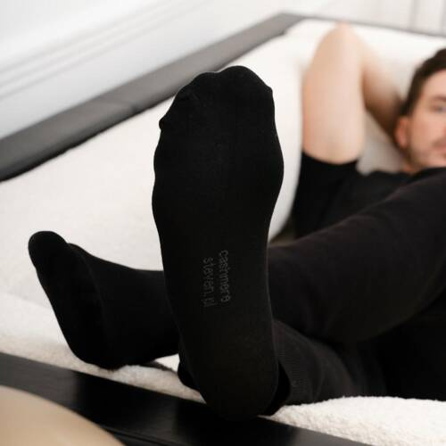 art.083 Sosete Barbati Cashmere cu cashmir Steven - 004 negru