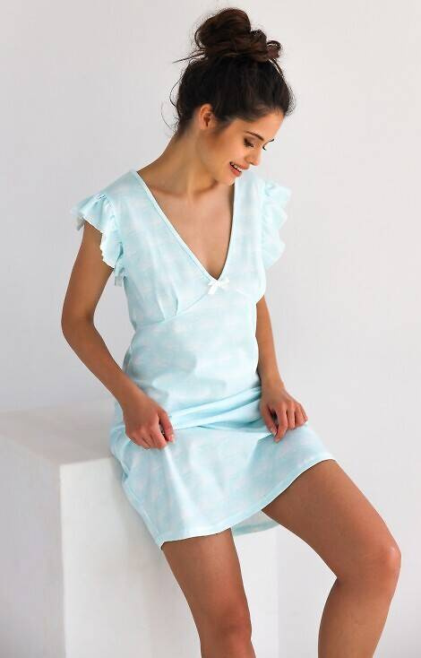 Cămașă de noapte Sensis Greta - mentă