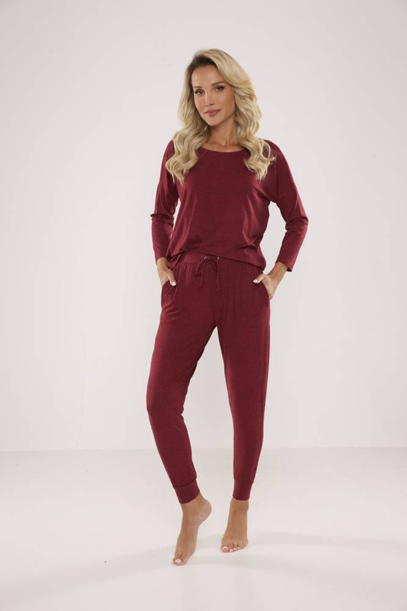 555 Paula Pijama de damă De Lafense - maro