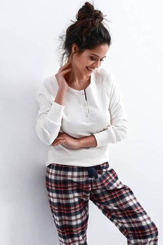 Mollie Pijama pentru femei Sensis Interlock - crem