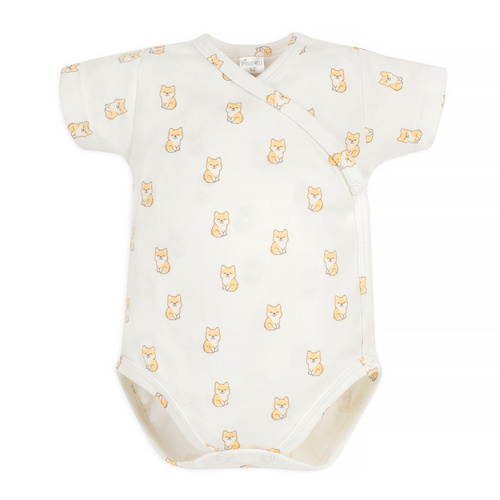 Body Lovely Day Plic cu mâneci scurte Pinocchio - câini ecru