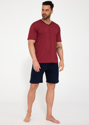 Cornette Various 330/52 – pijama bărbați din bumbac cu pantaloni scurți