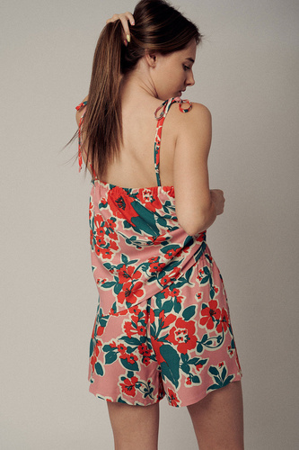 PRE-0067/00S Pijamale dama Ina Leaves Pretilo