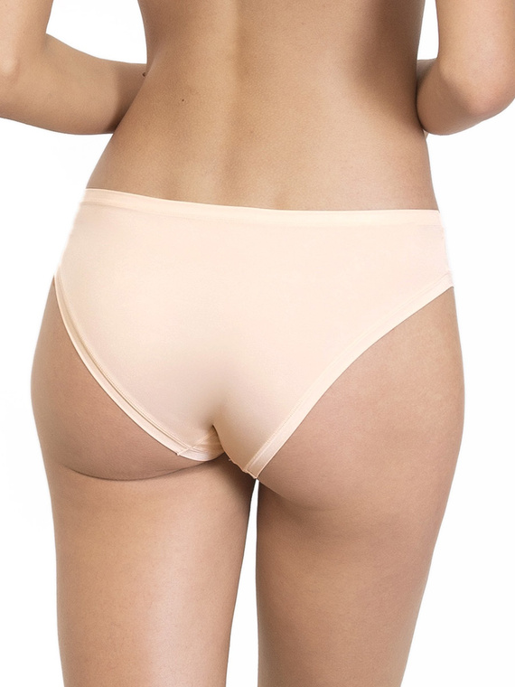 1555 Chiloți Fantastic 1555 - fără cusături, microfibră, croială clasică Sielei bej