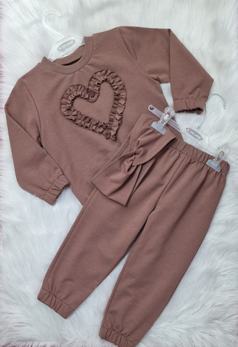 Mia Hanorac pentru copii Bambarillo maro - bumbac și elastan, țesătură moale pentru hanorac | Confort și stil