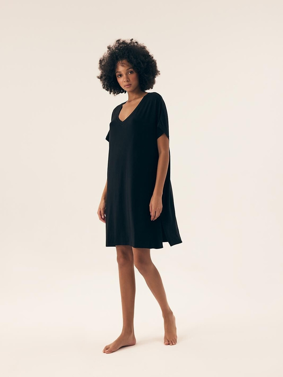 43041 Cămașă de noapte Noves Henderson - neagră