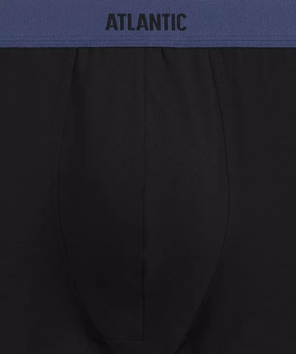 Boxeri bărbați Atlantic 3MH-0111 A3, set 3 bucăți, negru-denim, 95% bumbac, croială ajustată