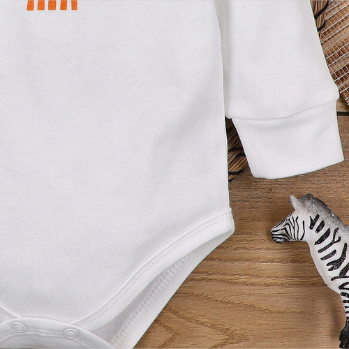 ABN-5324/ECR Body Zebra din bumbac organic Nini ecru