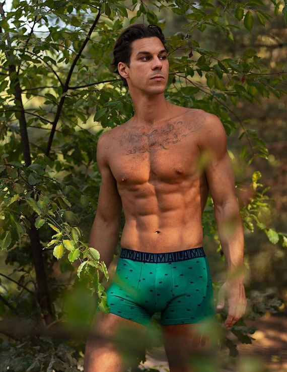 M-1056 SZG Boxer bărbați Lama roșu verde