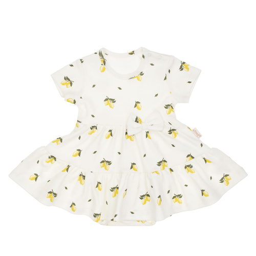 212159 Tola Rochie-body cu maneci scurte Nicol - crem