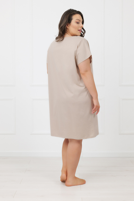 Cămașă de noapte damă Rima Italian Fashion 100% bumbac mânecă scurtă