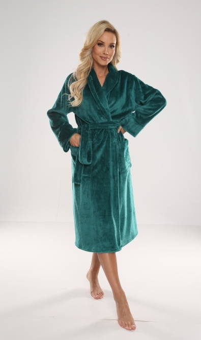 628 Abigail Halat de baie lung Forex pentru femei - verde