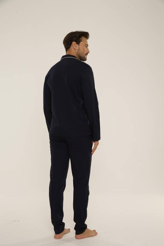 729 Norberto Pijama pentru bărbați De Lafense - albastru marin