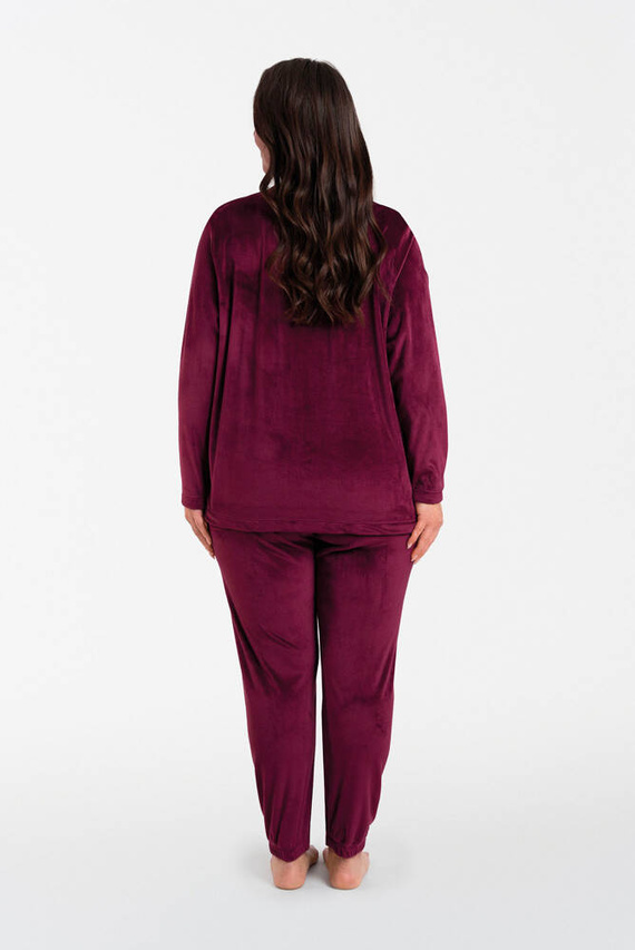 Set pentru femei Akara Italian Fashion - burgundy 