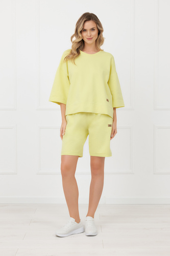 Bluză Kaori Italian Fashion 3/4 mânecă bumbac