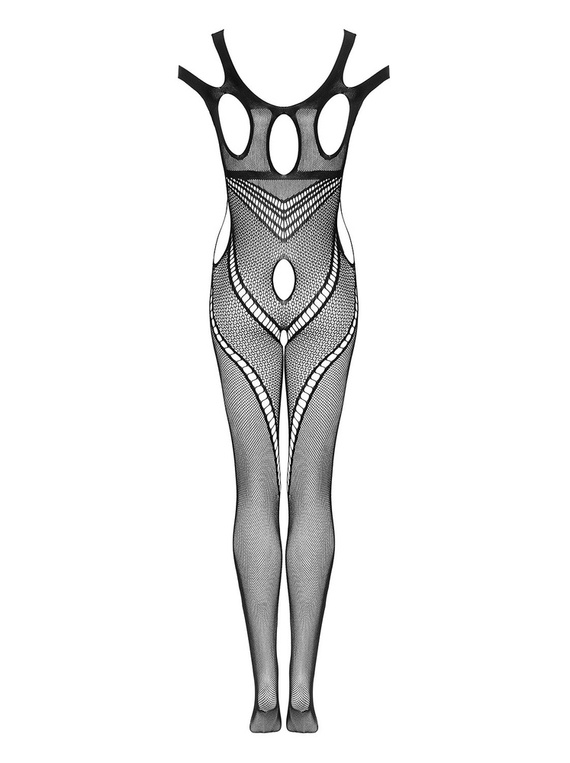 G322 Teddy Body Obsessive - czarny