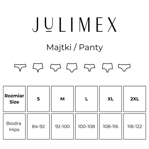 Figi Bamboo Bikini Julimex chiloți damă bambus comozi moi black
