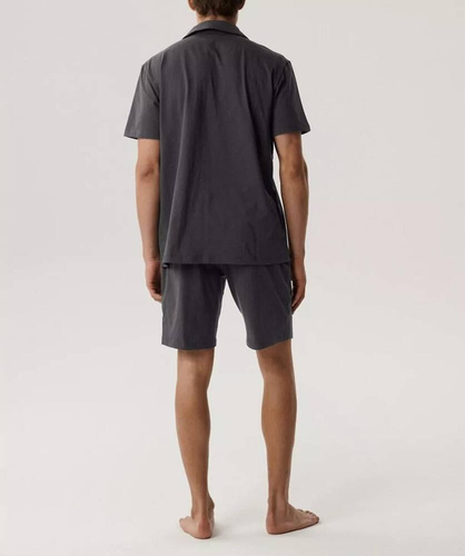 BNMP-003 Pijamale cu mâneci scurte pentru bărbați, gri Atlantic