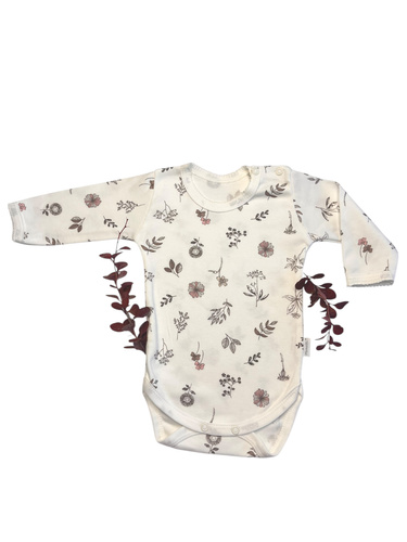 Body fete cu maneci lungi Mamatti BD15226 - 100% bumbac, moale si confortabil