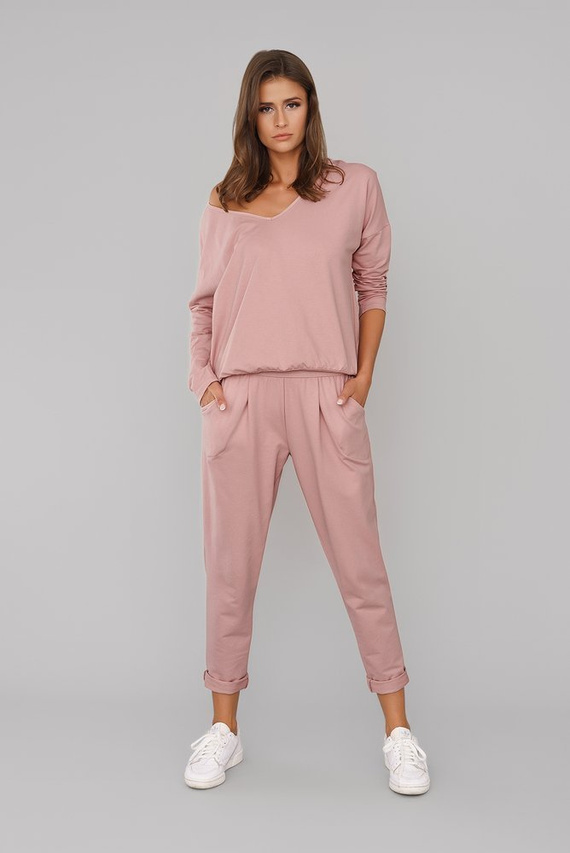 Karina Ladies set cu mânecă lungă, pantaloni Italian Fashion - mentă 