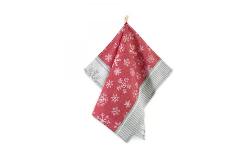Șervet de bucătărie Snow Zwoltex roșu 50x60 cm 100% bumbac Ultrasoft 200 g/m²