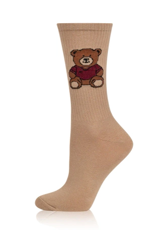 S180D Ted Șosete lungi Italian Fashion - bej