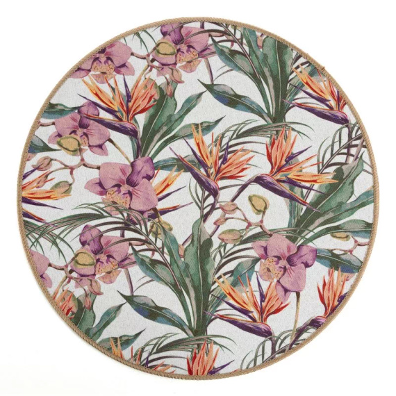 Suport farfurie Eurofirany elegant suport decorativ pentru masă Hope green