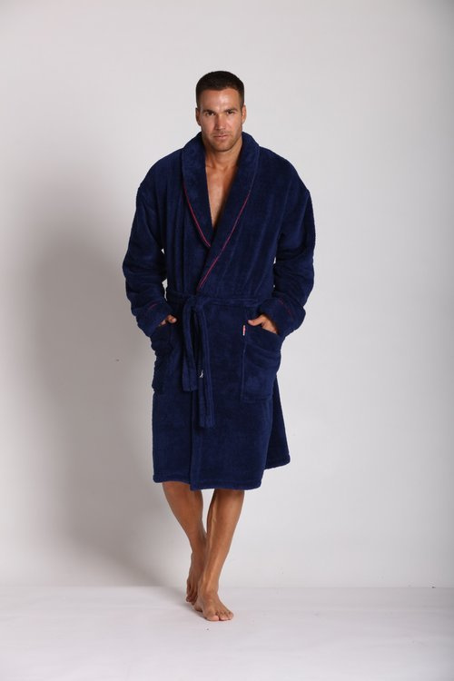 392 Giorgio halat de baie pentru bărbați De lafense - denim