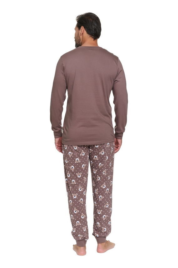 Doctor Nap 7508 Bear Club Pijamale damă maro 100% bumbac ursuleți