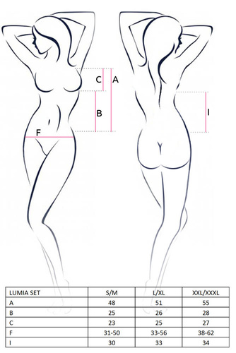 Lumia Set Komplet Passion czarny